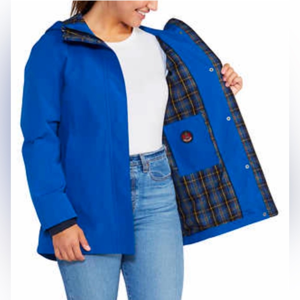 Pendleton Ladies Rain Jacket Hooded In Excellent … - image 3